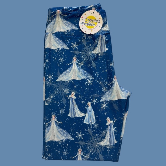Charlie’s Project Disney’s Frozen Elsa Soft as Cloud Women’s Leggings | One Size - Picture 6 of 12